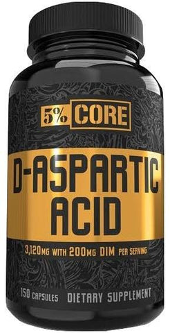 5% Nutrition D-Aspartic Acid Core Series 150 Caps