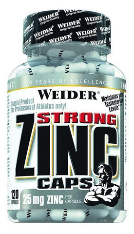 Weider Strong Zinc 25mg 120 Caps