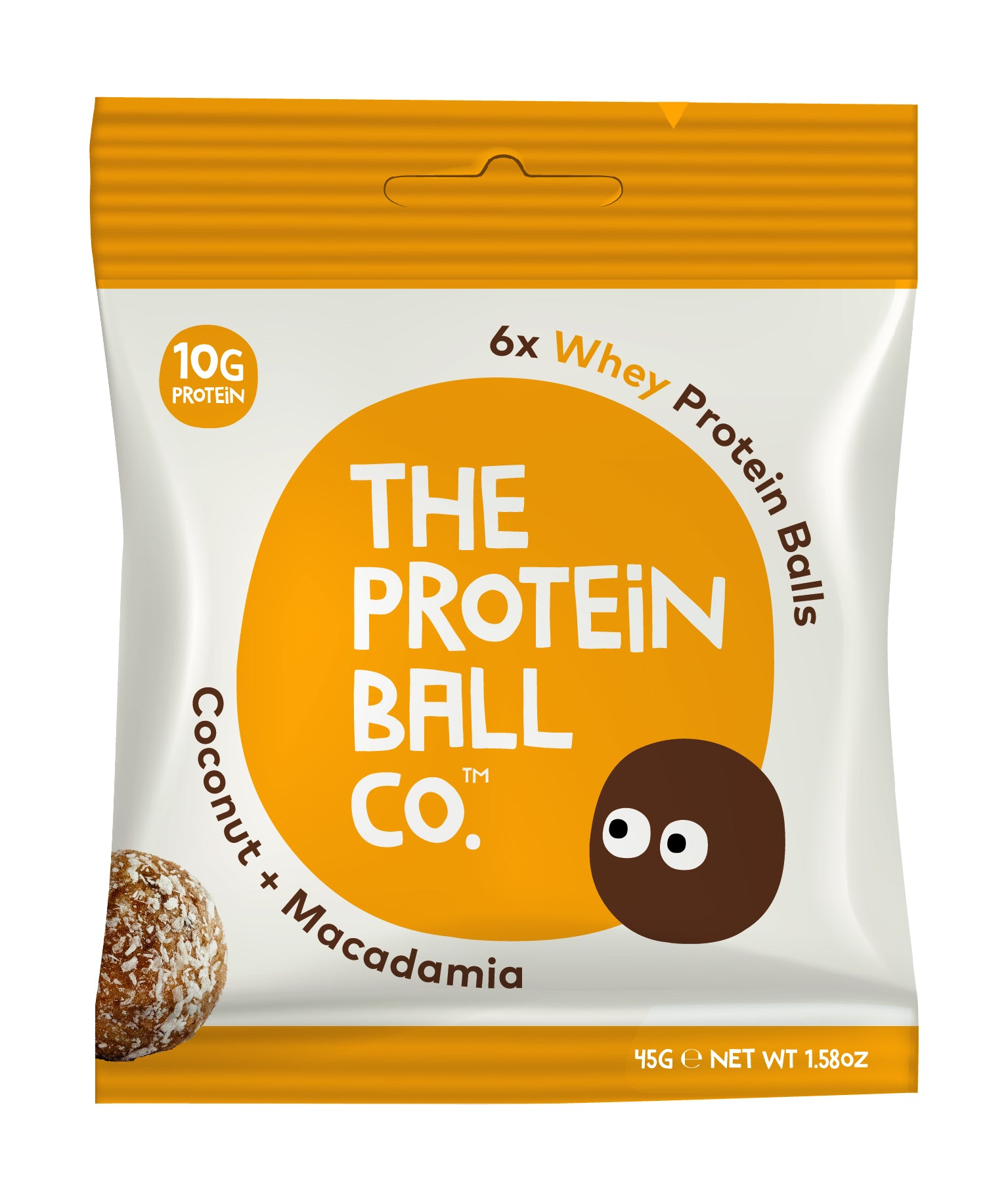 The Protein Ball Co Whey Protein Balls 10 x 45g - gymstop