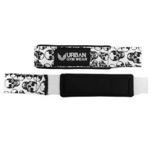 Urban Gym Wear Padded Lifting Straps - Skulls