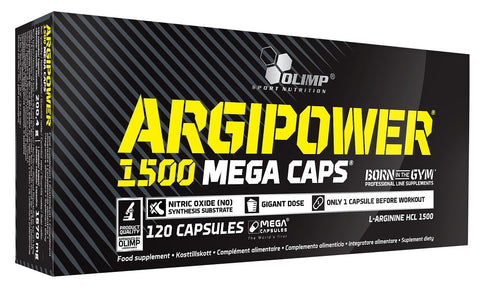 Olimp Nutrition Argi Power 1500 Mega Caps 120 Caps - gymstop